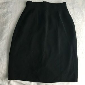 Christian Dior Black Pencil Skirt